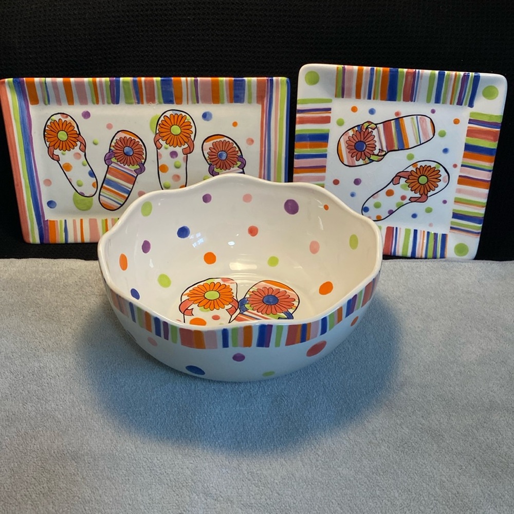 3 piece coordinates from Cape Shore Kitchen Collection by Jill Beale.